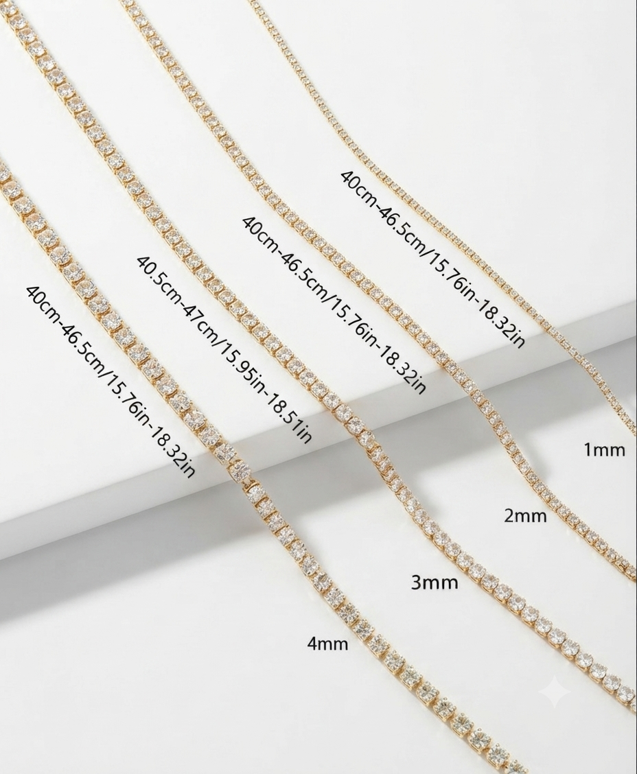 AAA tennis necklace￼