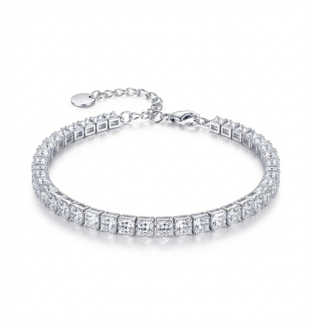 Clasp tennis bracelet