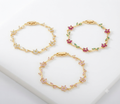 Flower girl bracelet