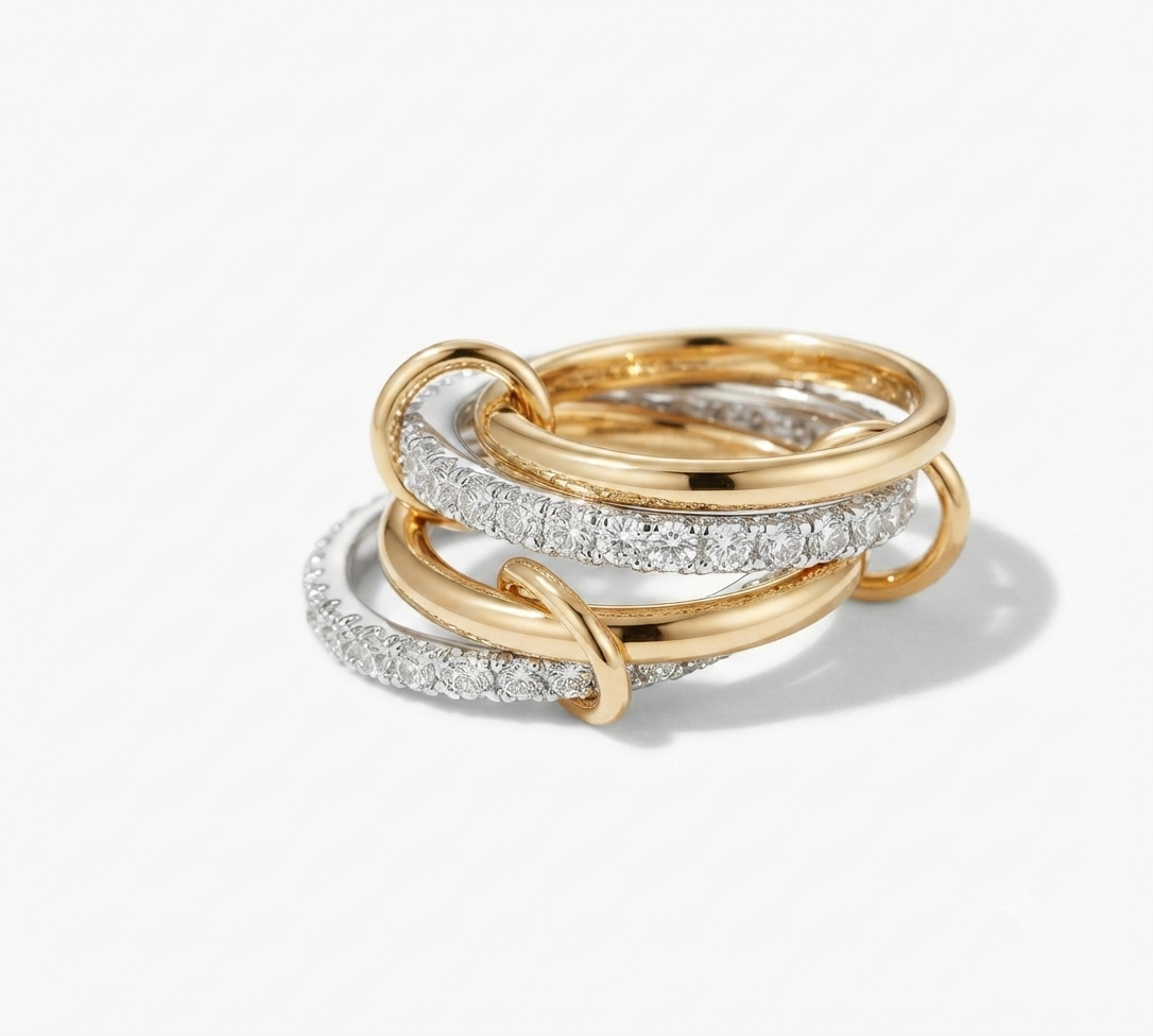 “stacked” ring