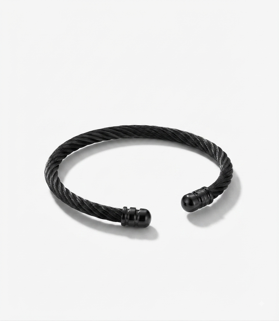 Steel rope cuff