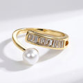Pearl wrap ring