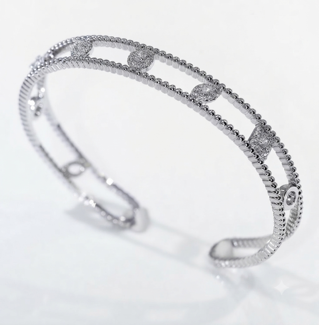 Hollowed out cuff