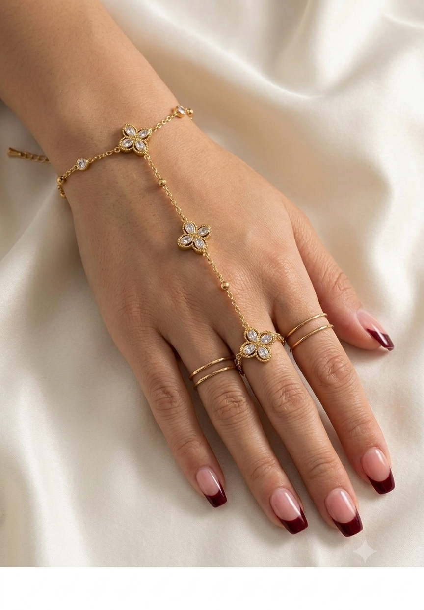 lucky girl hand chain