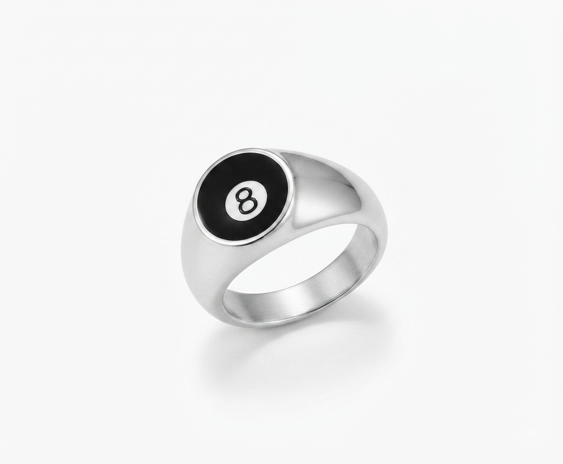 8-ball ring