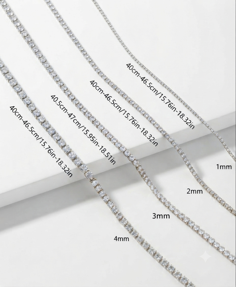 AAA tennis necklace￼