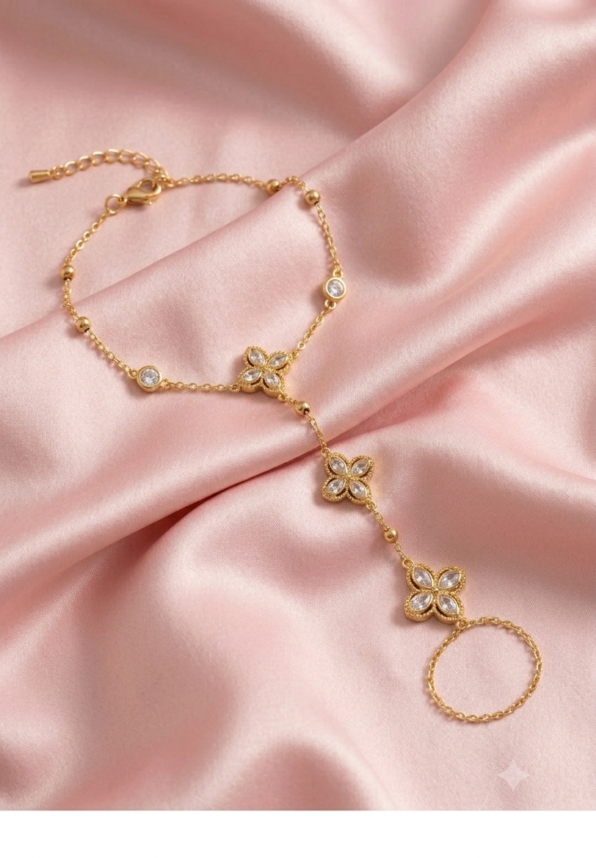 lucky girl hand chain