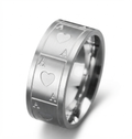 Ace of hearts ring