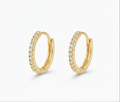 basic cubic zirconia hoops