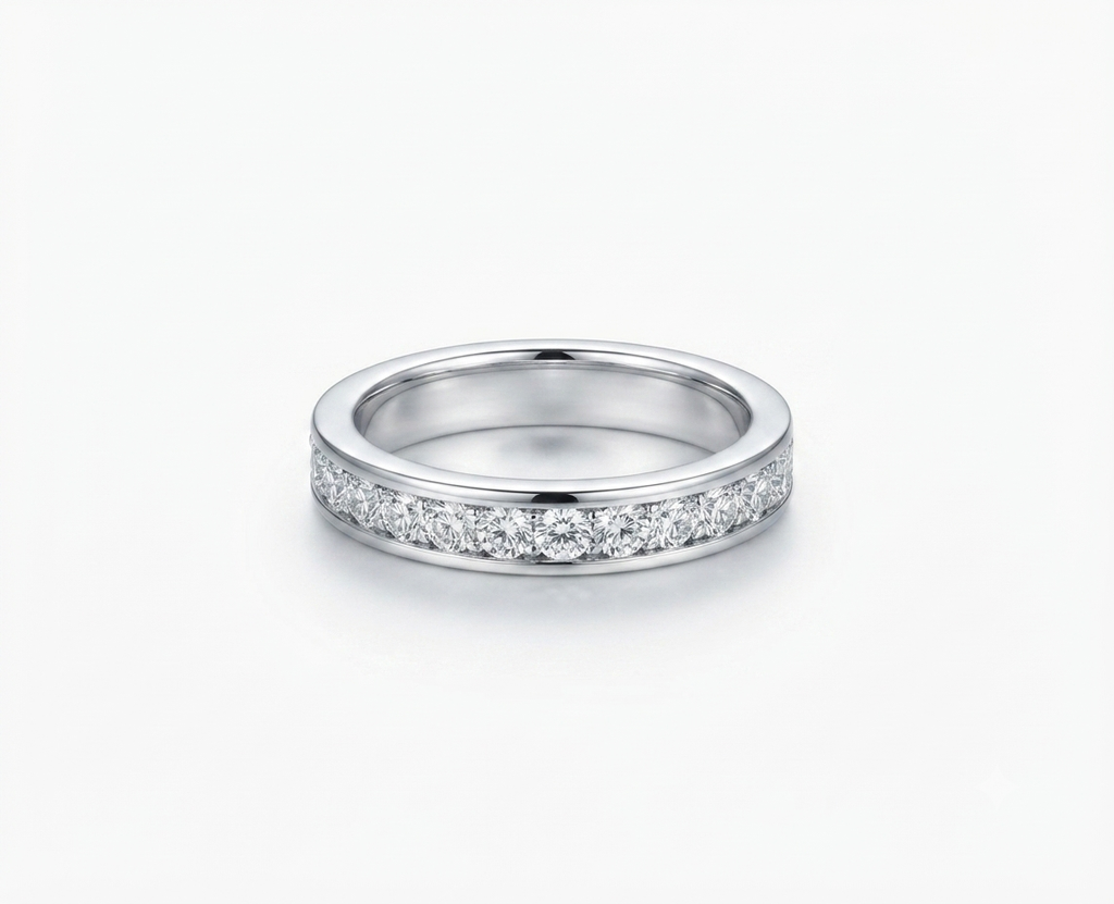 cubic zirconia strip ring