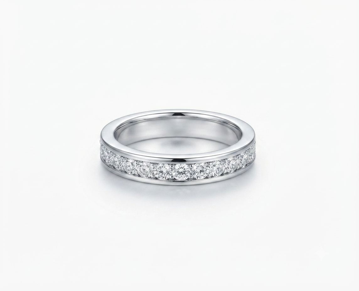 cubic zirconia strip ring
