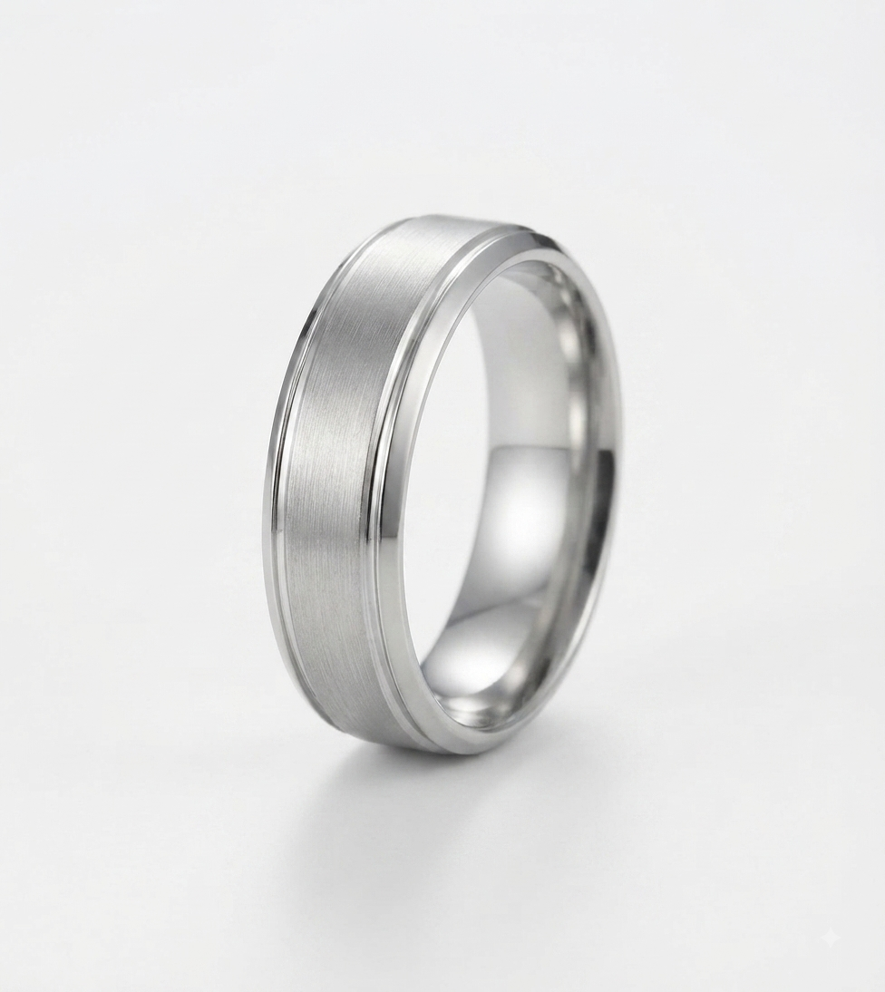 S925 edged ring