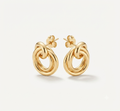 Classic knotted earrings