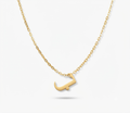 Arabic initial necklace