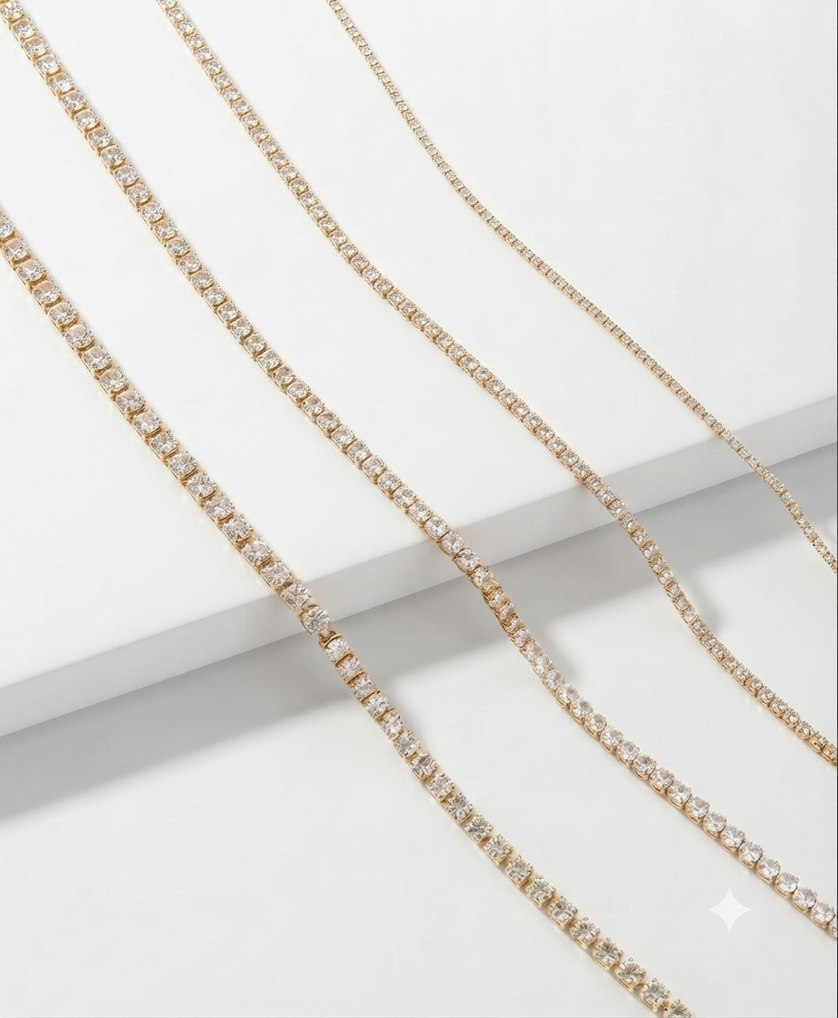 AAA tennis necklace￼