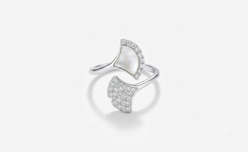 Pearlescent wrap ring