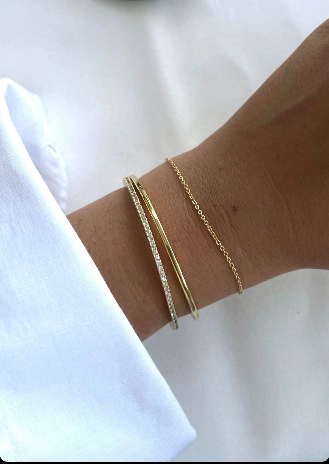 KAIA bracelet stack.