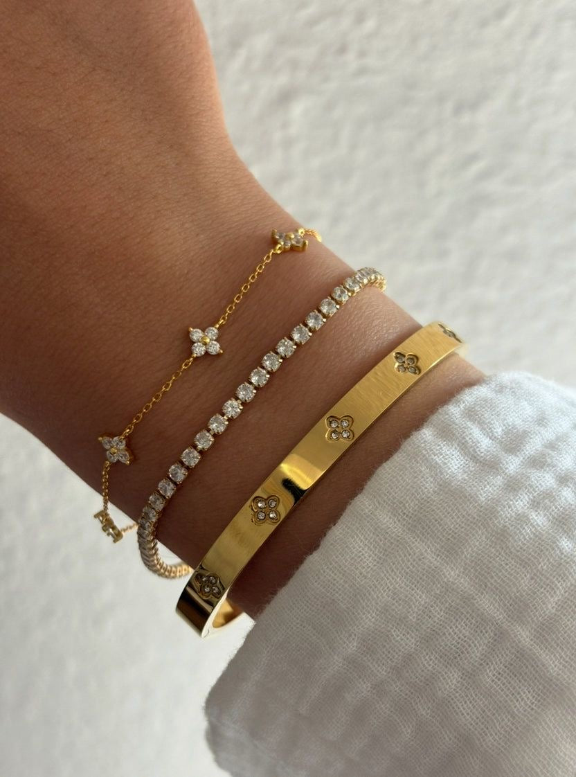 KAIA bracelet stack.