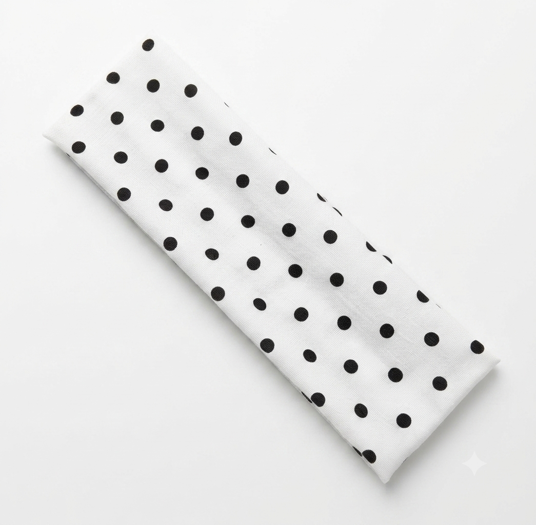 Polka dot headband