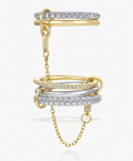 Essentials mixed metals chain ring