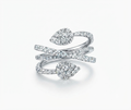 Wrap around tear drop ring