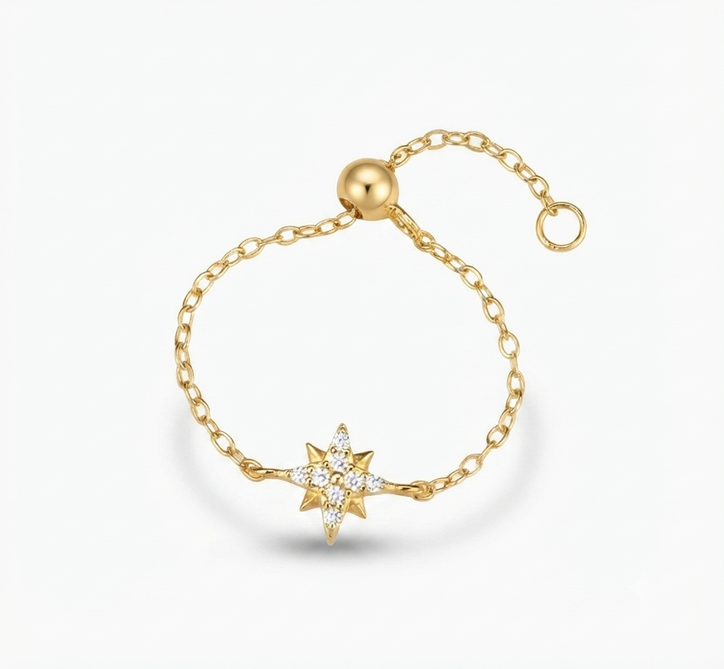 S925 spark chain ring