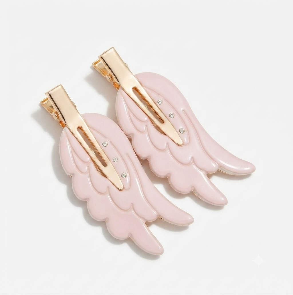 Angel wing makeup clips (2 pieces)
